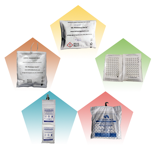 DEHUMIDIFYING CARGO CONTAINER USING DESICCANT BAG